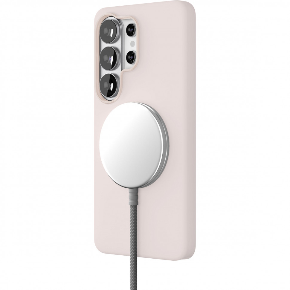 Чехол защитный VLP Aster Pro Case с MagSafe для Samsung Galaxy S26 Ultra Розовый