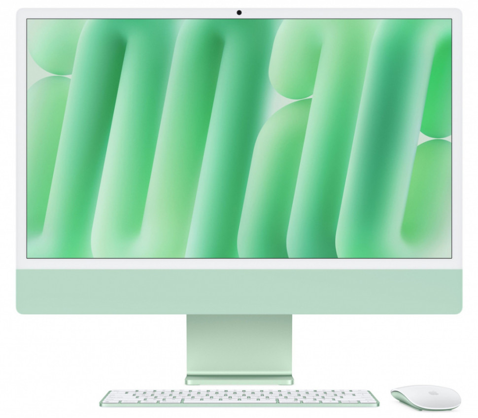 Моноблок Apple iMac 24" 2024 Retina 4.5K MWUY3 (M4 10-core GPU, 16/256GB) Зеленый