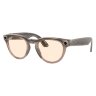 Умные очки Ray-Ban Headliner Warm Stone/Saffron Yellow Transitions (RW4009)
