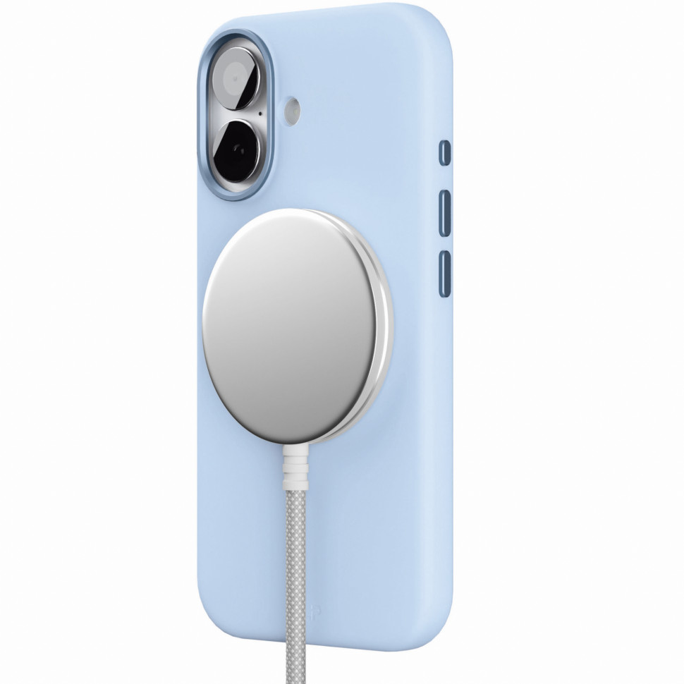 Чехол защитный VLP Aster Pro Case MagSafe для iPhone 17 Голубой