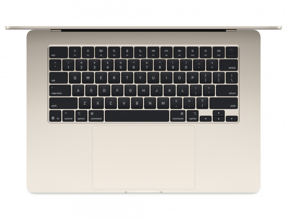 Ноутбук Apple MacBook Air 15 2025 MC6K4 (M4 10-Core GPU, 24/512GB) Сияющая звезда (Starlight)