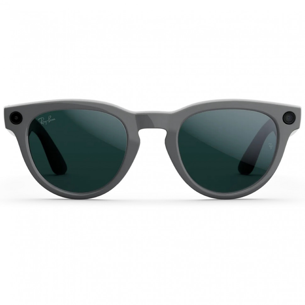 Умные очки Ray-Ban Headliner (Gen 2) Shiny Asteroid Grey Clear/Emerald Transitions (RW4013)