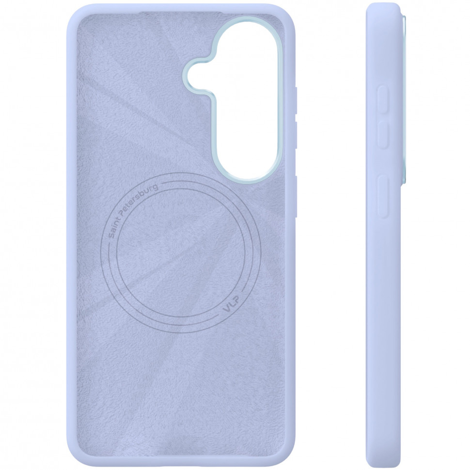 Чехол защитный VLP Aster Pro Case с MagSafe для Samsung Galaxy S26 Голубой 