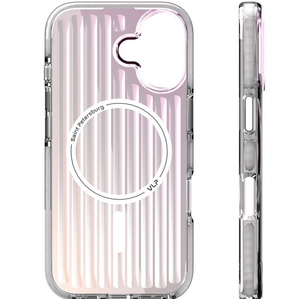 Чехол защитный VLP Pulse Case MagSafe для iPhone 17 Перламутровый