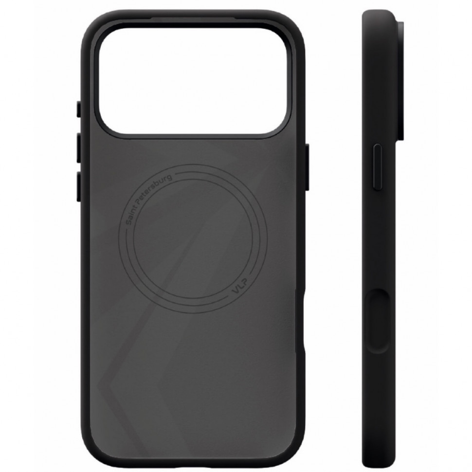 Чехол защитный VLP Aster Pro Case MagSafe для iPhone 17 Pro Max Черный