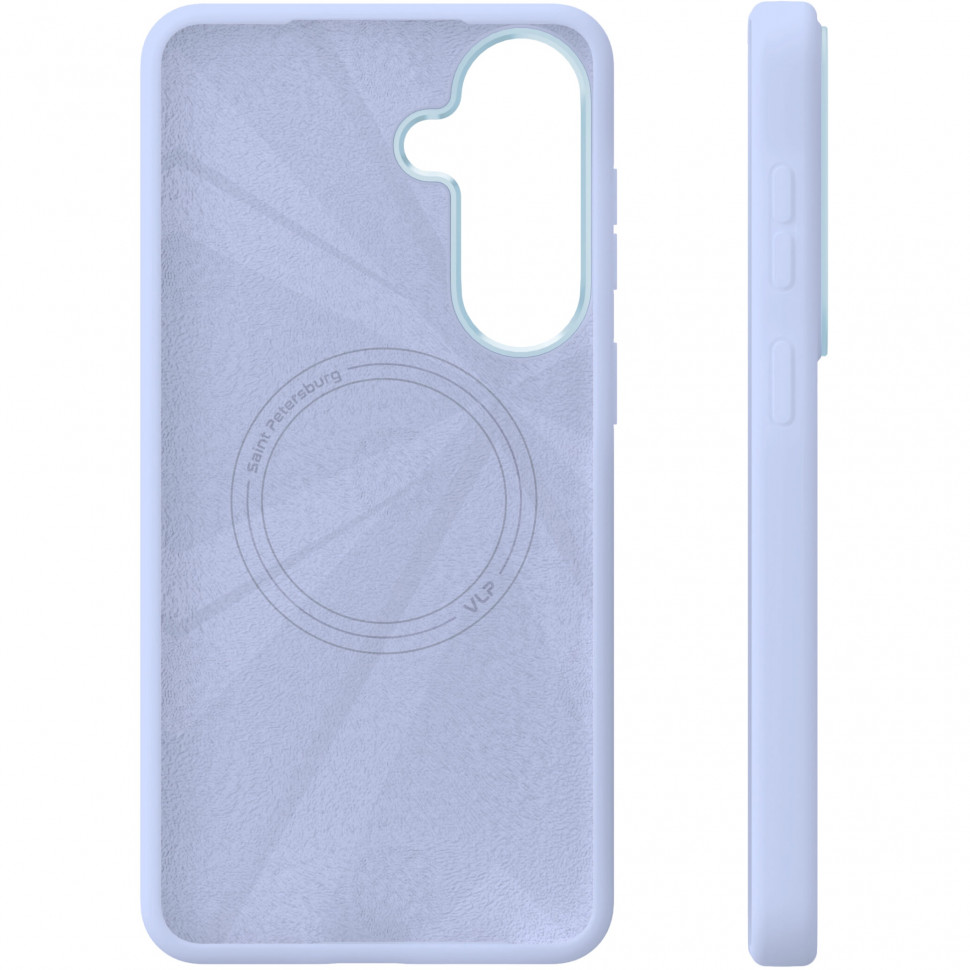 Чехол защитный VLP Aster Pro Case с MagSafe для Samsung Galaxy S26+ Голубой