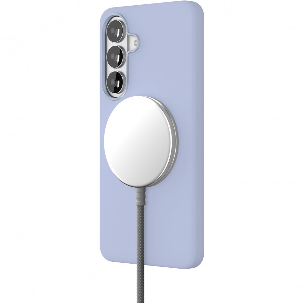 Чехол защитный VLP Aster Pro Case с MagSafe для Samsung Galaxy S26+ Голубой