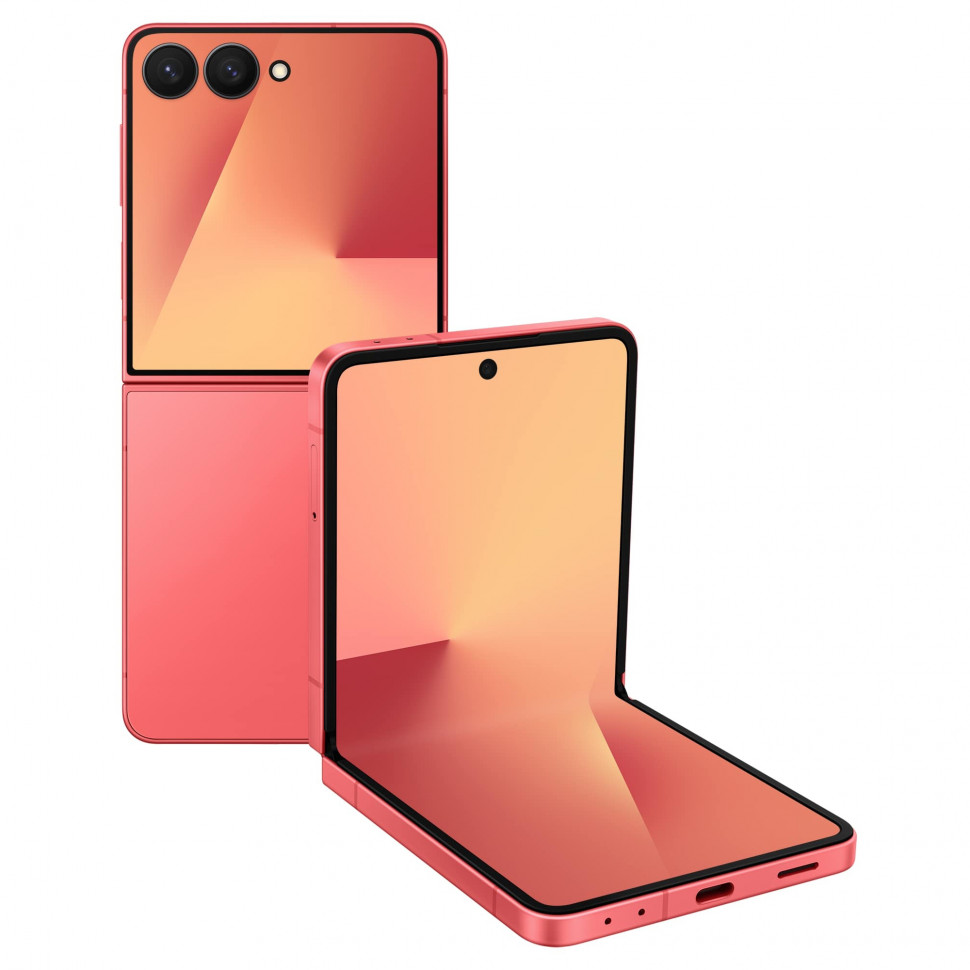 Смартфон Samsung Galaxy Z Flip7 12/512GB Красный (Coral Red)