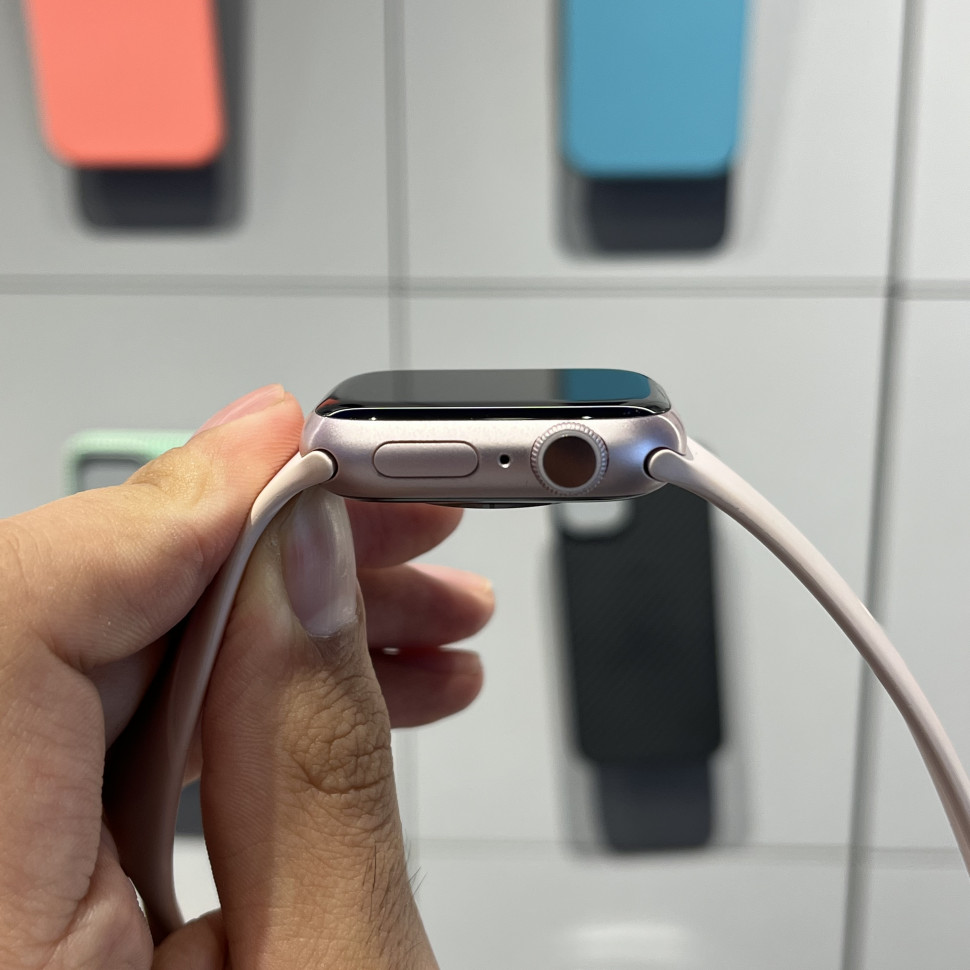 Умные часы Apple Watch Series 9 41mm Pink Aluminum Case with Pink Sport Band (S/M) (Б/У)