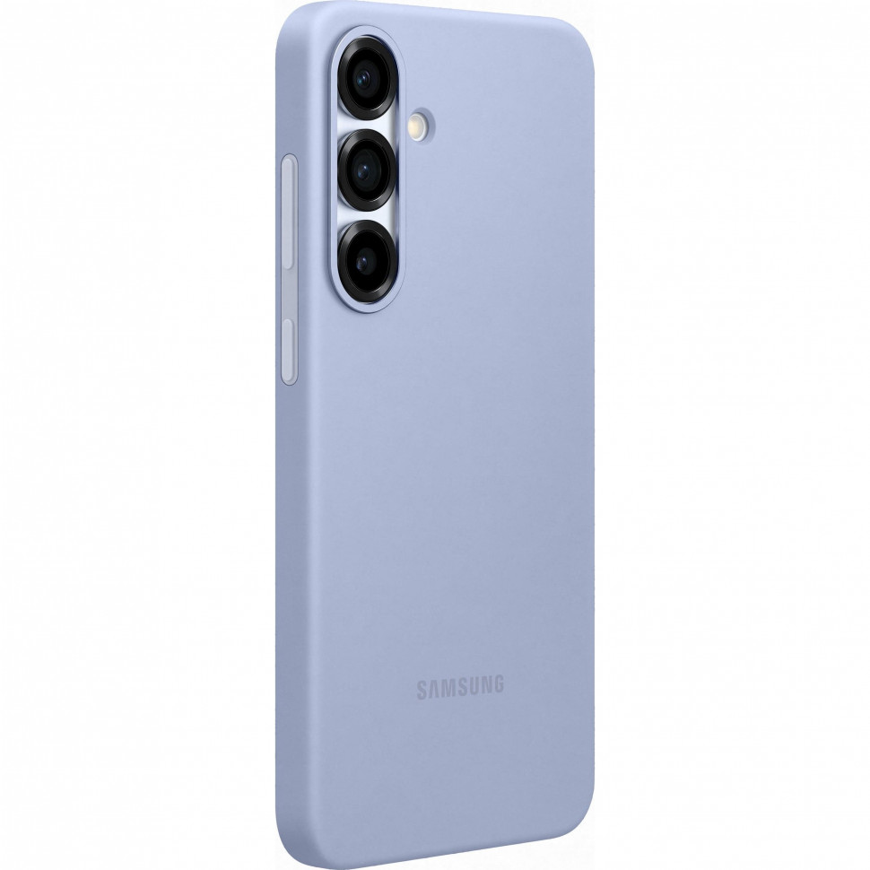Чехол защитный Samsung Silicone Case для Samsung Galaxy S25 Голубой