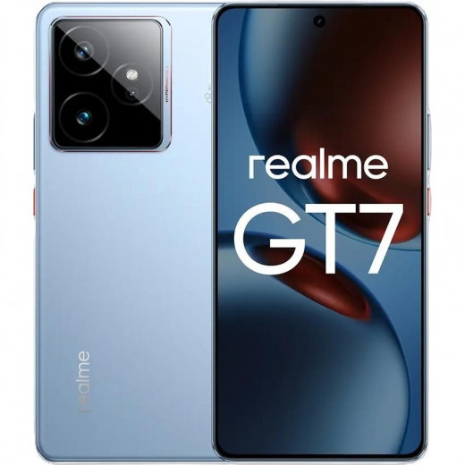 Смартфон realme GT 7 12/256GB Синий (IceSense Blue) &mdash; 