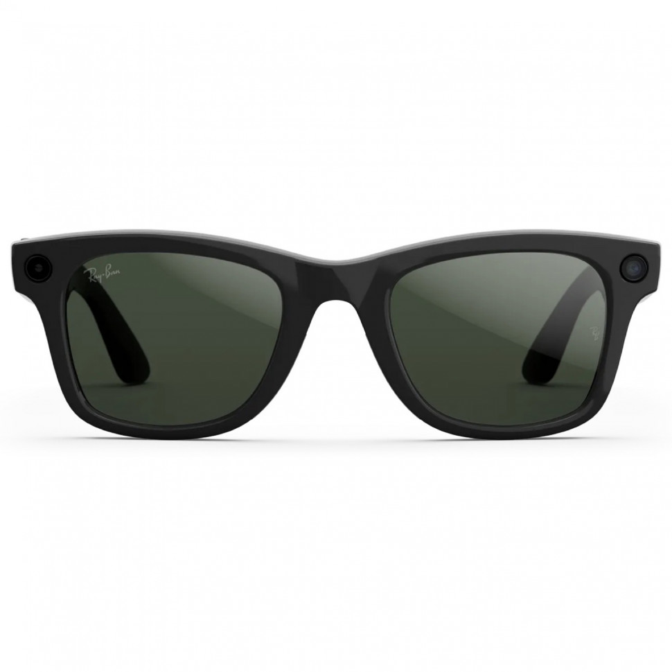 Умные очки Ray-Ban Wayfarer (Gen 2) Shiny Black Clear/Graphite Green Transitions (M)