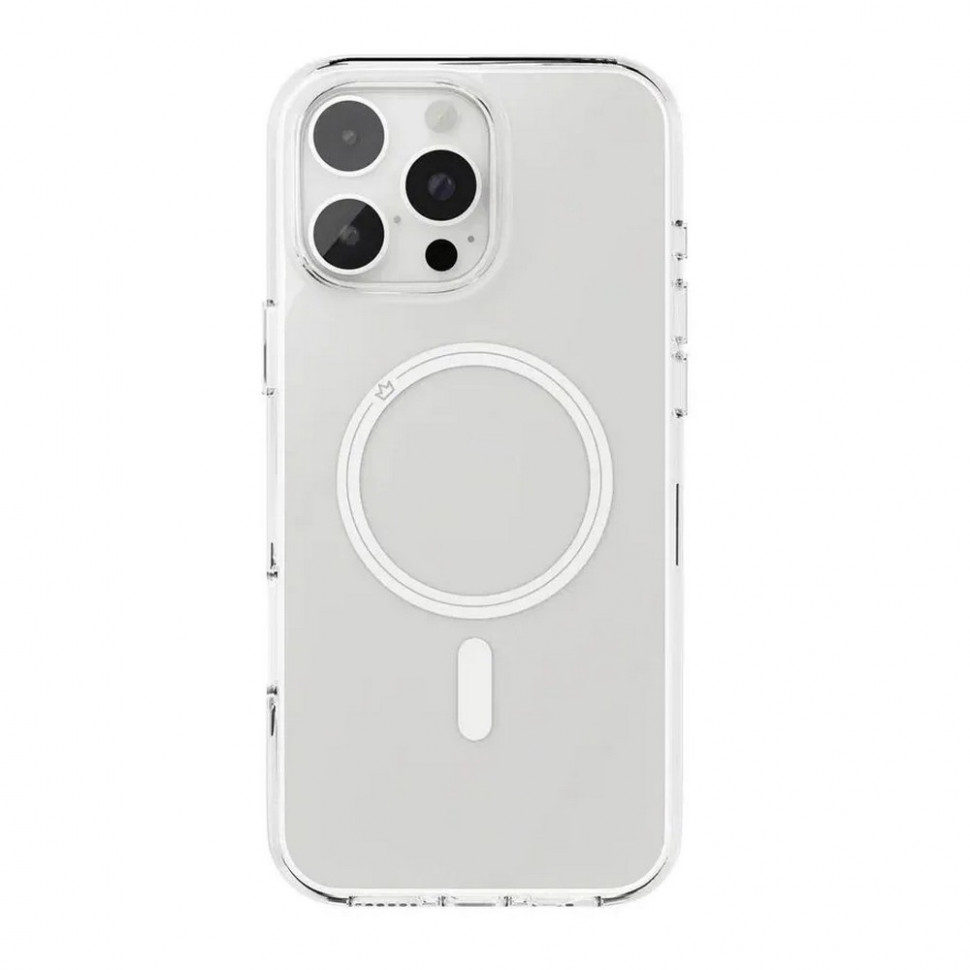 Чехол защитный VLP Puro Case MagSafe для iPhone 16 Pro Прозрачный