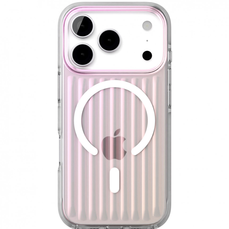 Чехол защитный VLP Pulse Case MagSafe для iPhone 17 Pro Перламутровый