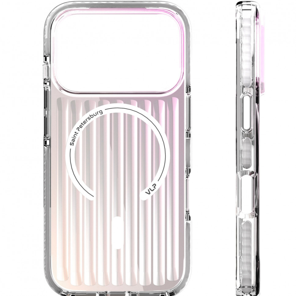 Чехол защитный VLP Pulse Case MagSafe для iPhone 17 Pro Перламутровый