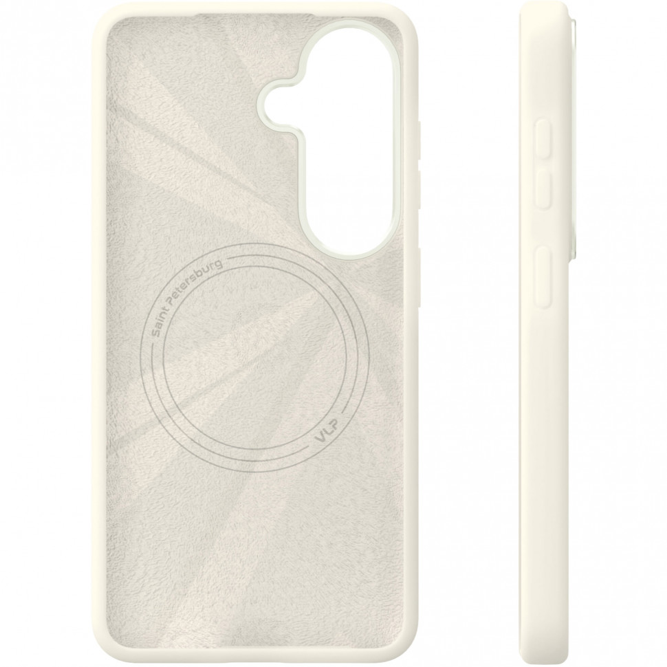 Чехол защитный VLP Aster Pro Case с MagSafe для Samsung Galaxy S26 Белый