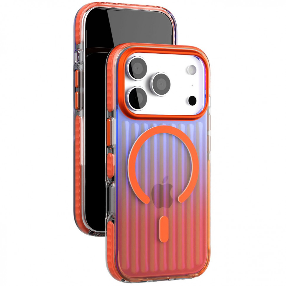 Чехол защитный VLP Pulse Case MagSafe для iPhone 17 Pro Оранжевый