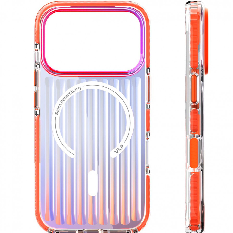 Чехол защитный VLP Pulse Case MagSafe для iPhone 17 Pro Оранжевый