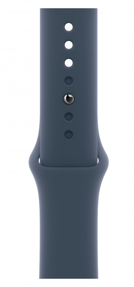Умные часы Apple Watch SE 2023 44mm Silver Aluminum Case with Sport Band Storm Blue (M/L)