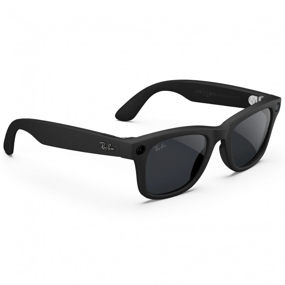 Умные очки Ray-Ban Wayfarer (Gen 2) Matte Black Clear/Grey Transitions (M)