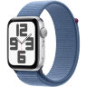Умные часы Apple Watch SE 2023 44mm Silver Aluminum Case with Winter Blue Sport Loop