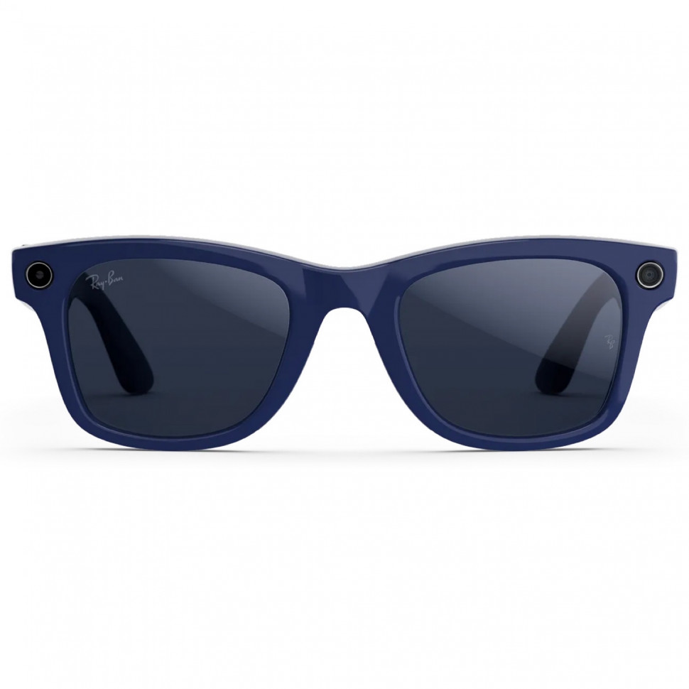 Умные очки Ray-Ban Wayfarer (Gen 2) Shiny Cosmic Blue Clear/Sapphire Transitions (L)