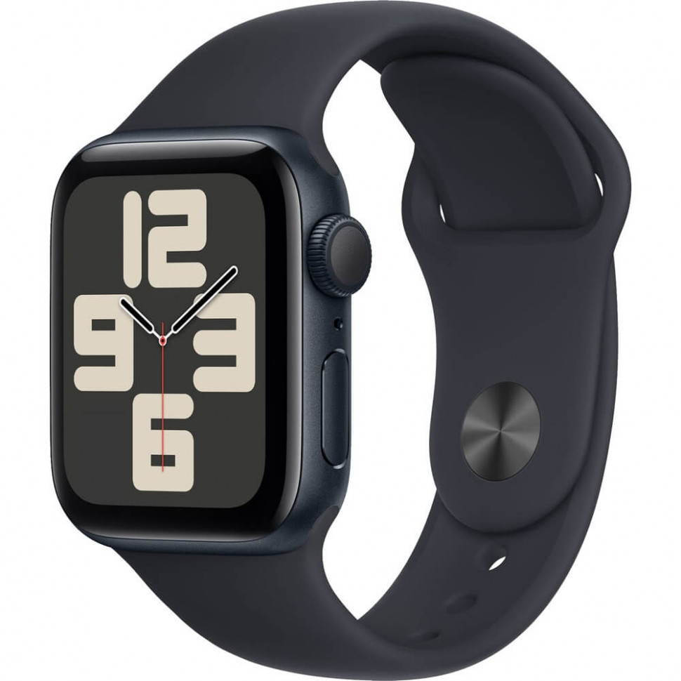 Умные часы Apple Watch SE 2023 44mm Midnight Aluminum Case with Midnight Sport Band (S/M)