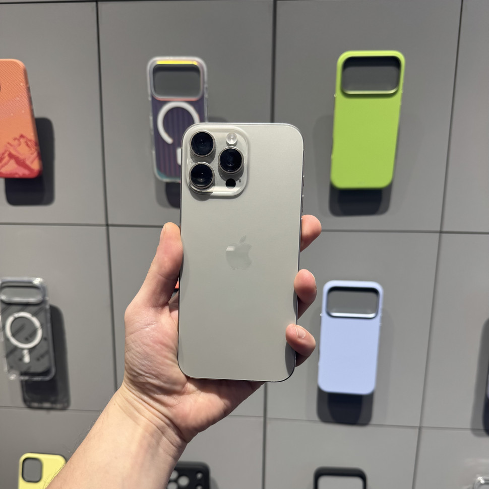 Смартфон Apple iPhone 16 Pro Max 512GB Натуральный титан (Natural Titanium) (Б/У)