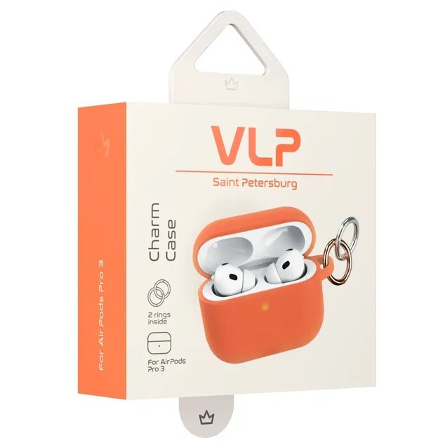 Чехол для наушников VLP Charm Case для AirPods Pro 3 Orange