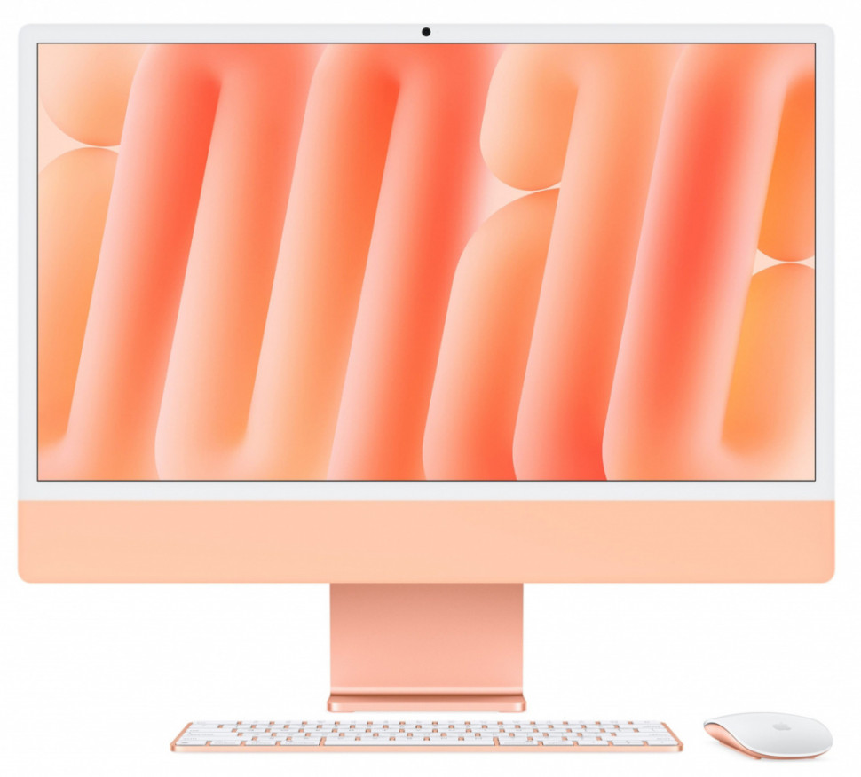 Моноблок Apple iMac 24" 2024 Retina 4.5K MD2W4 (М4 10-core GPU, 24/512GB) Оранжевый