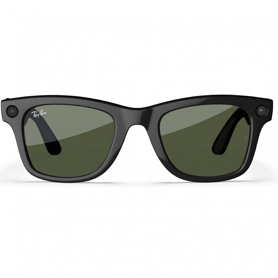 Умные очки Ray-Ban Wayfarer (Gen 2) Shiny Black G-15 Green (L)
