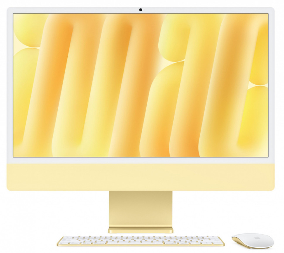 Моноблок Apple iMac 24" 2024 Retina 4.5K MD2P4 (М4 10-core GPU, 24/512GB) Желтый