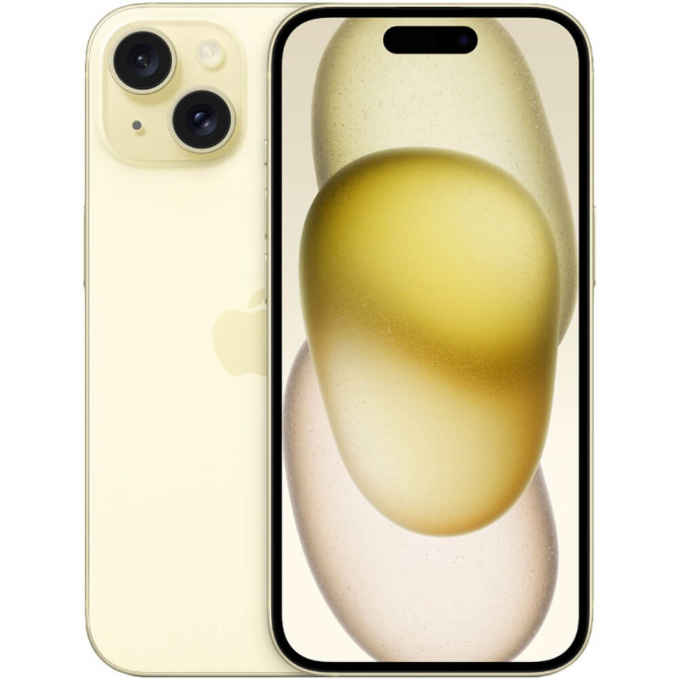 Смартфон Apple iPhone 15 256GB Желтый (Yellow)