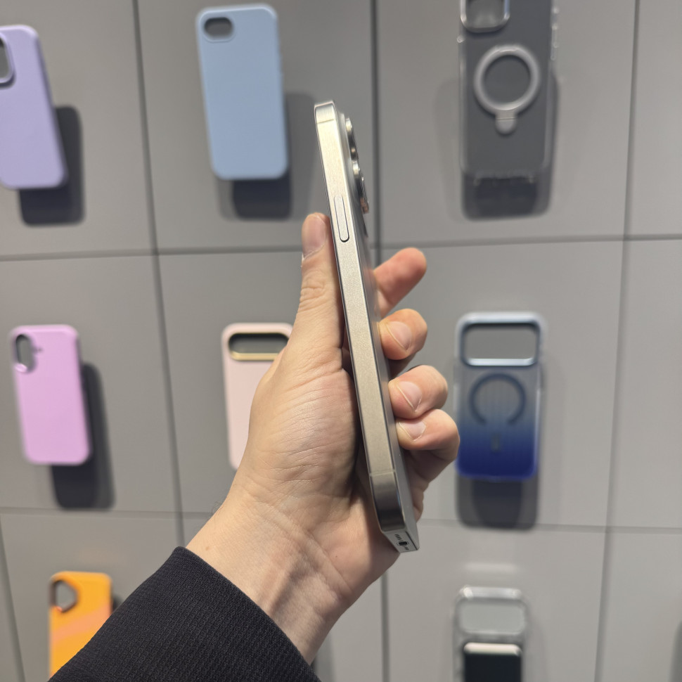 Смартфон Apple iPhone 15 Pro Max 256GB Натуральный титан (Natural Titanium) DualSim (Б/У)