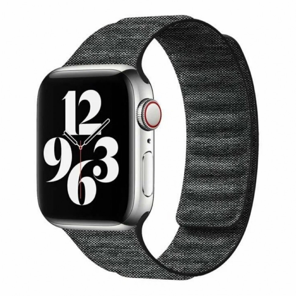 Ремешок FineWoven для Apple Watch 42/45/49mm Black