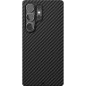 Чехол защитный VLP Kevlar Case MagSafe для Samsung Galaxy S25 Ultra Черный