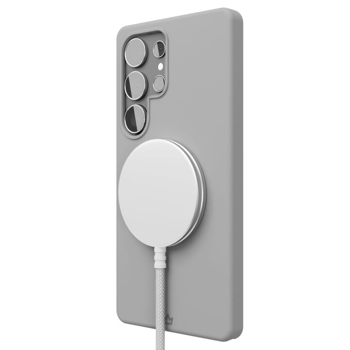 Чехол защитный VLP Aster Case с MagSafe для Samsung Galaxy S25 Ultra Серый