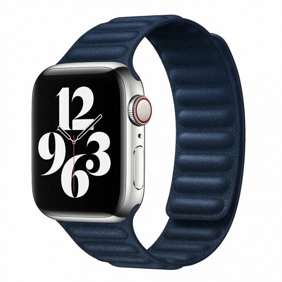 Ремешок FineWoven для Apple Watch 42/45/49mm Blue