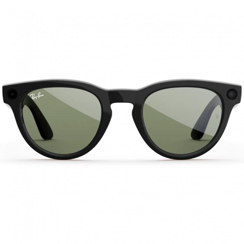Умные очки Ray-Ban Headliner (Gen 2) Shiny Black G-15 Green (RW4013)