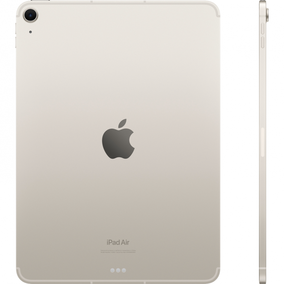 Планшет Apple iPad Air 11 (2025) 512GB Wi-Fi + Cellular Сияющая звезда (Starlight)