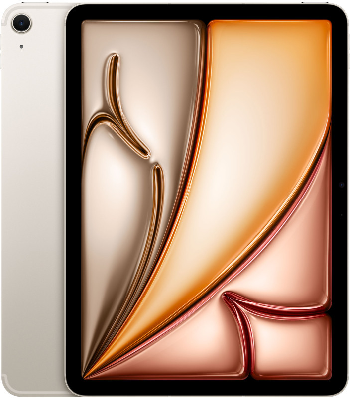 Планшет Apple iPad Air 11 (2025) 512GB Wi-Fi + Cellular Сияющая звезда (Starlight)