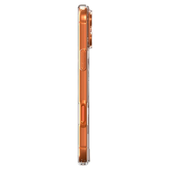 Чехол защитный Spigen Ultra Hybrid MagSafe для iPhone 17 Pro Оранжевый (Glossy Orange)