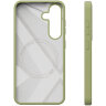 Чехол защитный VLP Aster Case с MagSafe для Samsung Galaxy S25 Зеленый