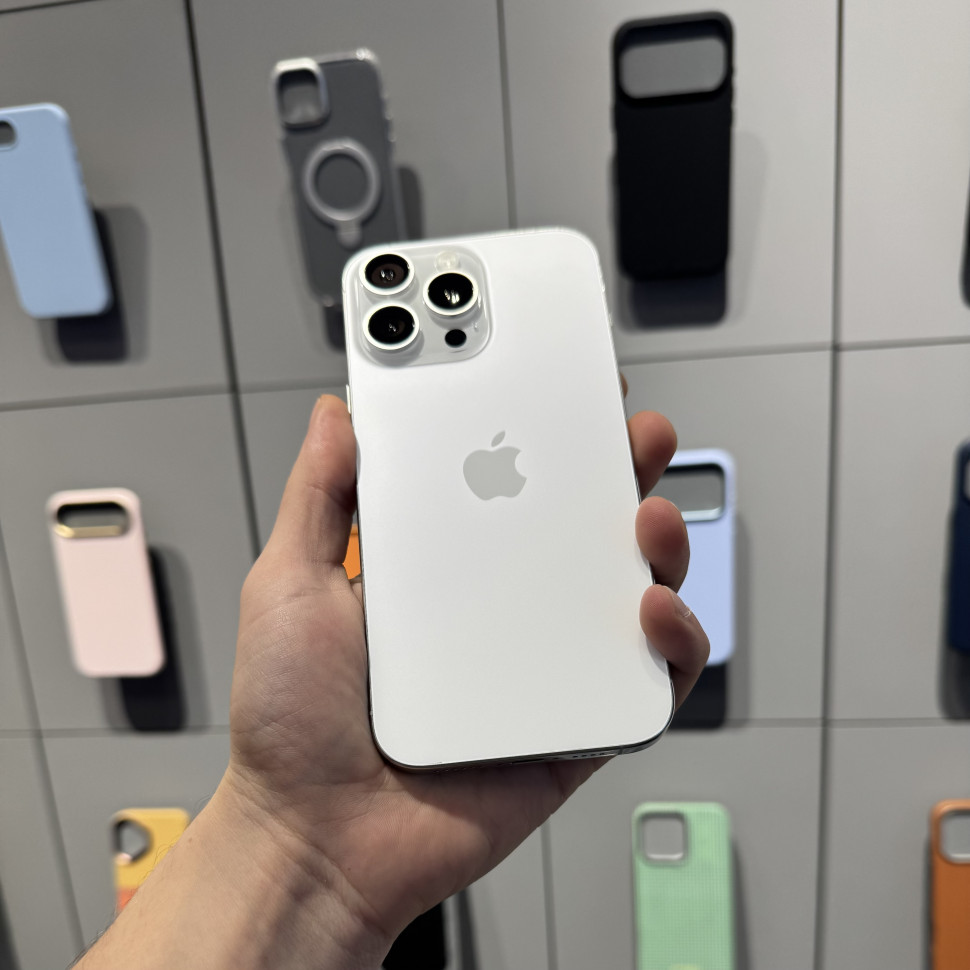 Смартфон Apple iPhone 16 Pro Max 256GB Белый титан (White Titanium) (Б/У)