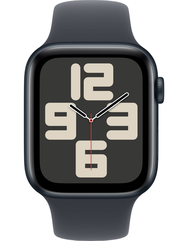 Умные часы Apple Watch SE 2024 40mm Midnight Aluminum Case with Midnight Sport Band (M/L)